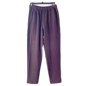 Vintage Eileen Fisher Wool Trouser Small Purple